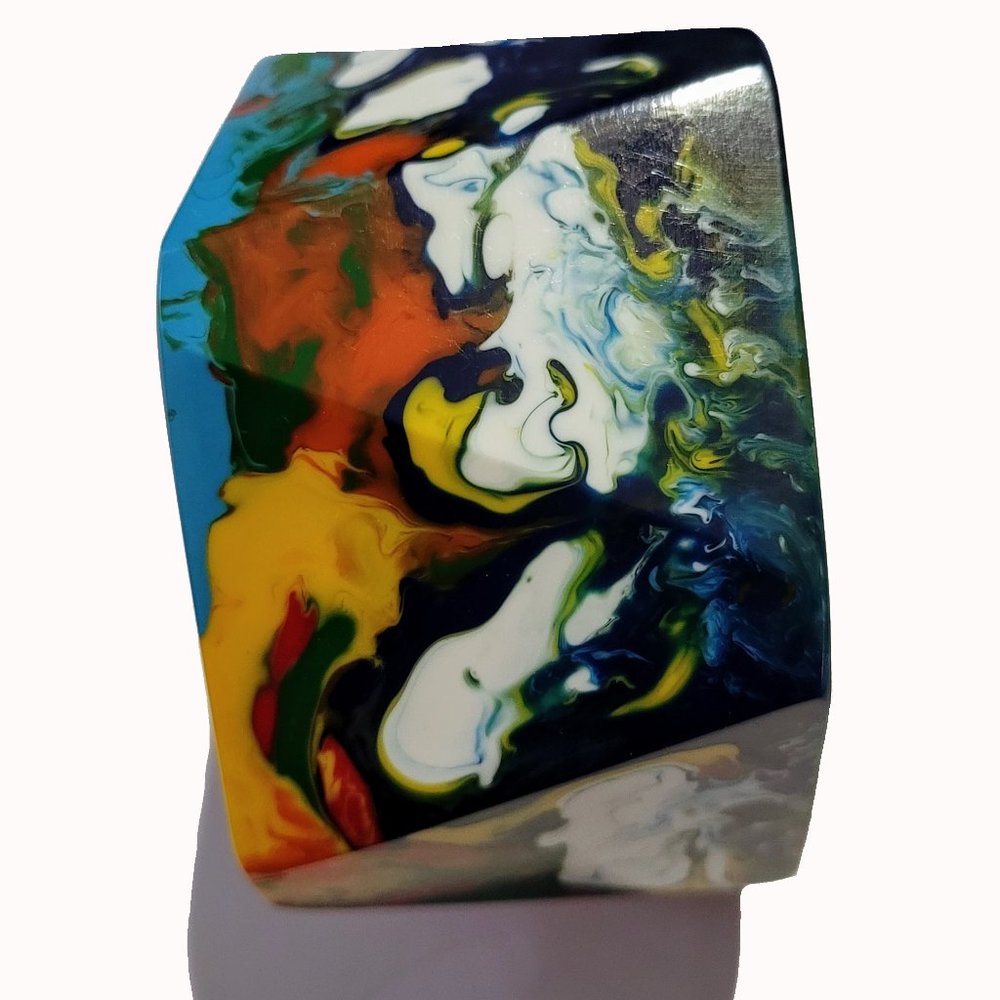 KAP67 resin bangle bracelet "Stormy 2021"